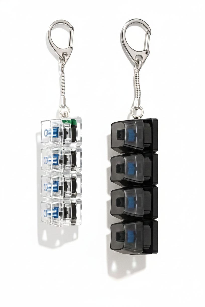 Stress Relief Keyboard Keychain